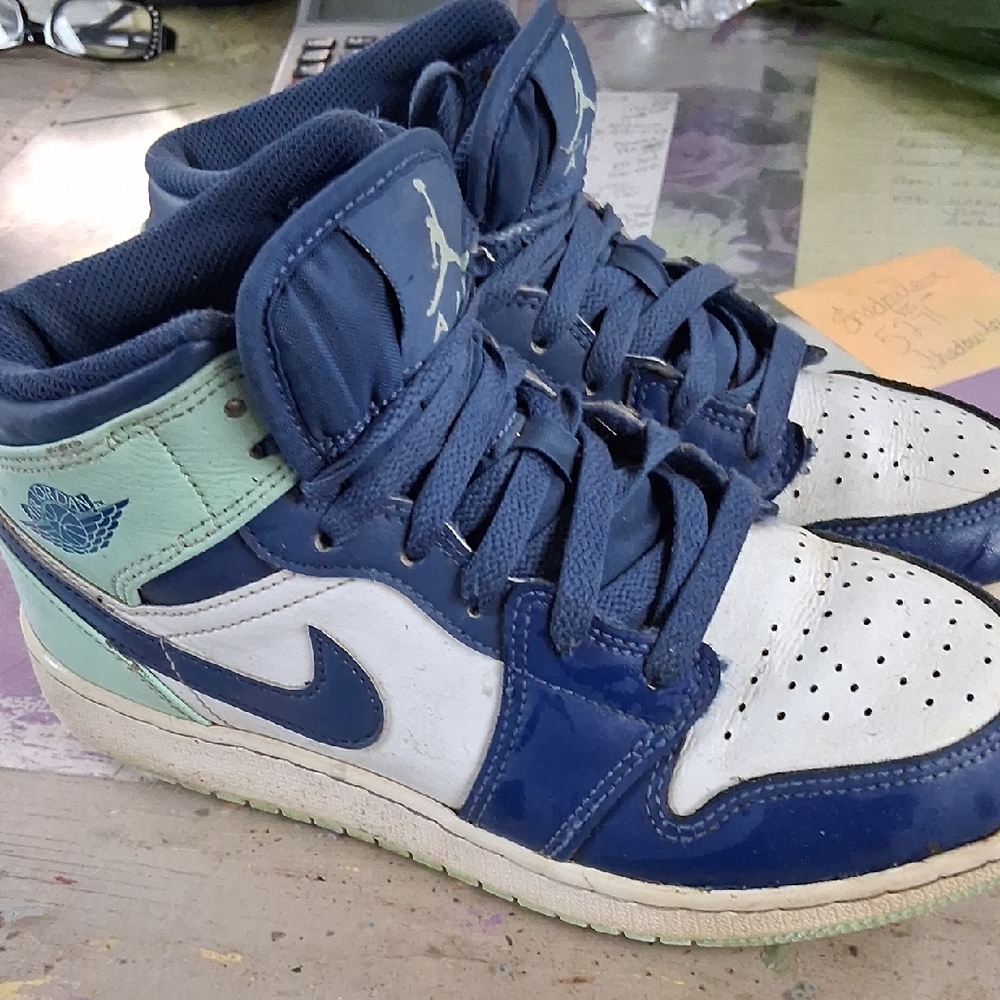 Jordan Kids Sneakers Blue and White